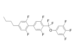 4-Butyl-4′-[difluoro(3,4,5-trifluorophenoxy)methyl]-2,3′,5′,6-tetrafluoro-1,1′-biphenyl